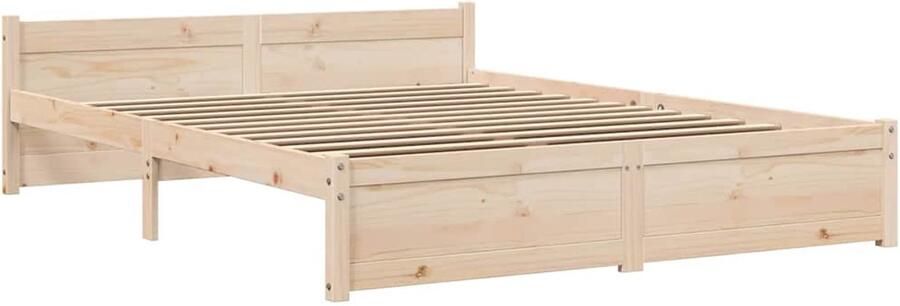 VidaXL -Bedframe-massief-hout-140x190-cm - Foto 3