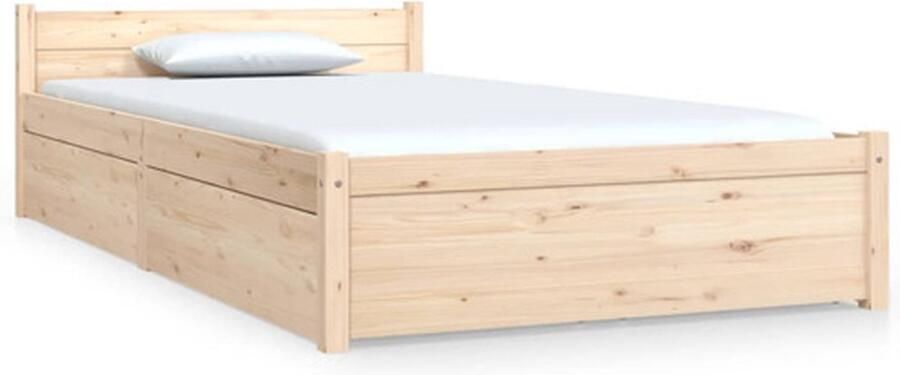 VidaXL -Bedframe-met-lades-90x200-cm