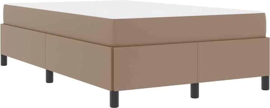 VidaXL Bedframe met matras Cappuccino 120 x 190 cm Kunstleer - Foto 2