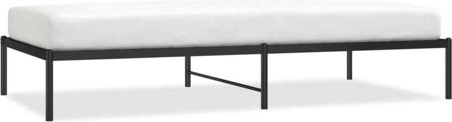 VidaXL -Bedframe-metaal-zwart-100x200-cm - Foto 2