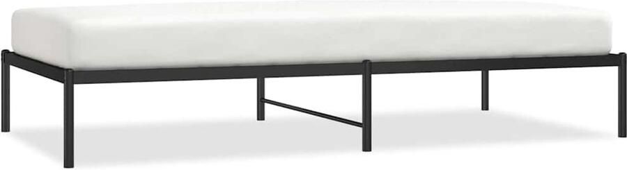 VidaXL -Bedframe-metaal-zwart-100x200-cm - Foto 3