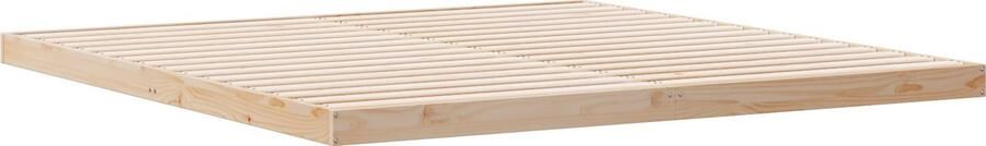 VidaXL Bedframe Natuurlijk Massief Grenenhout 200 x 210 cm Duurzaam