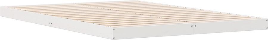 VidaXL Vloerbedframe 140x220 cm Massief Hout Grenen