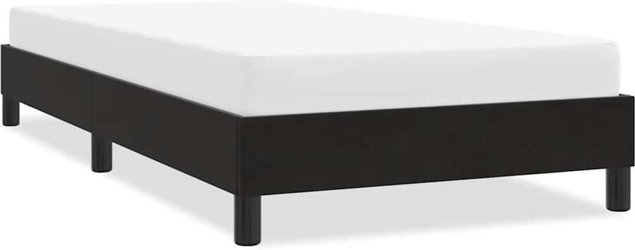 VidaXL Bedframe zonder matras 100x220 cm fluweel zwart
