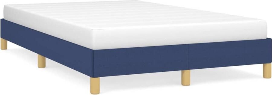 VidaXL Bedframe zonder matras 120x190 cm stof blauw - Foto 3