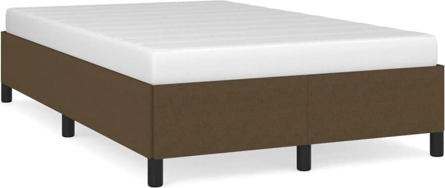 VidaXL Bedframe zonder matras 120x200 cm stof donkerbruin - Foto 6