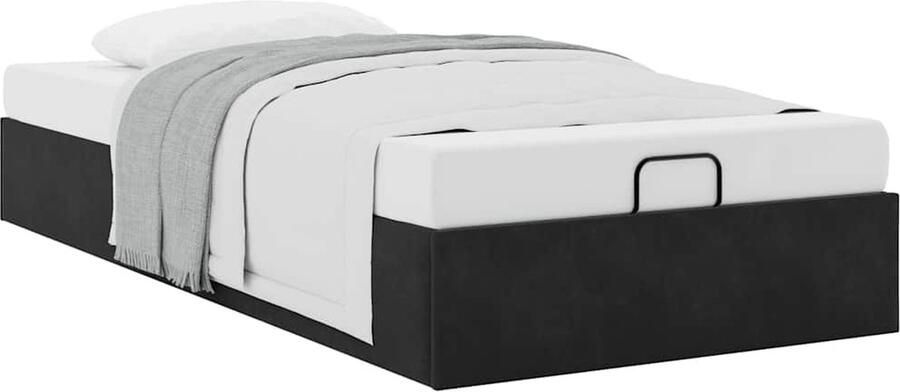 VidaXL Bedframe zonder matras 90x190 cm fluweel zwart - Foto 2