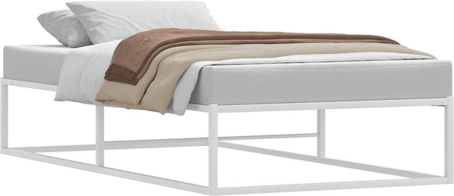 VidaXL Bedframe zonder matras 90x200 cm wit