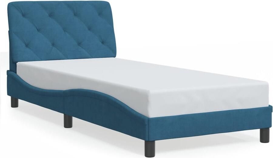VidaXL -Bedframe-met-hoofdbord-fluweel-blauw-80x200-cm