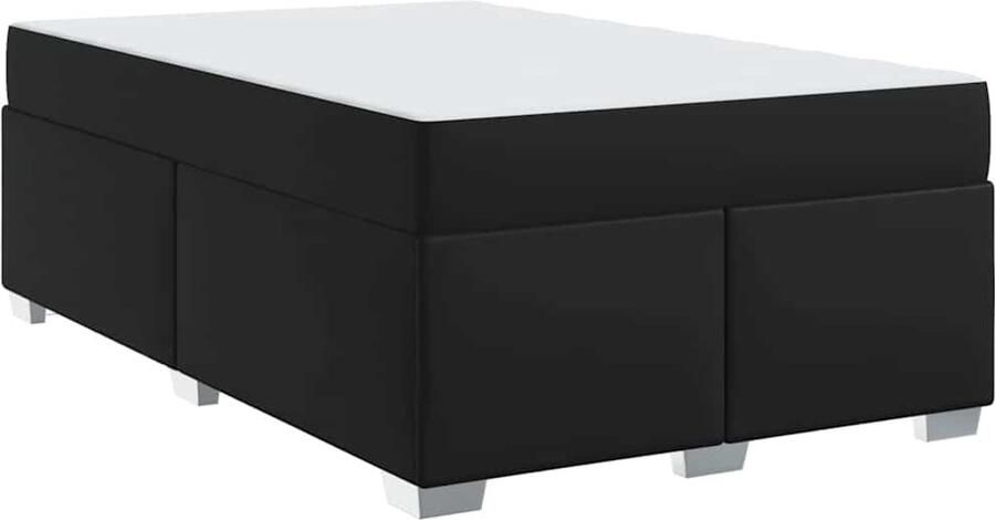 VidaXL Bedframe Anders Zwart 120 x 190 cm Kunstleer