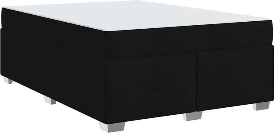VidaXL Bedframe Anders Zwart 140 x 200 cm Stof