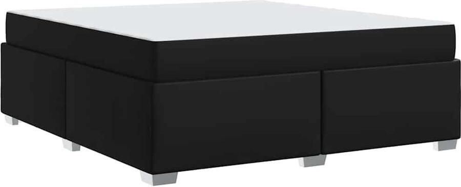 VidaXL Bedframe Anders Zwart 180 x 200 cm Kunstleer