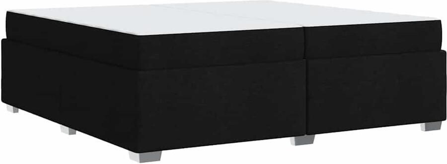 VidaXL Bedframe Anders Zwart 200 x 200 cm Stof