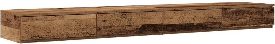 VidaXL Nachtkastjes Oud hout Massief gerecycled hout 200 x 36.5 x 16.5 cm - Foto 2