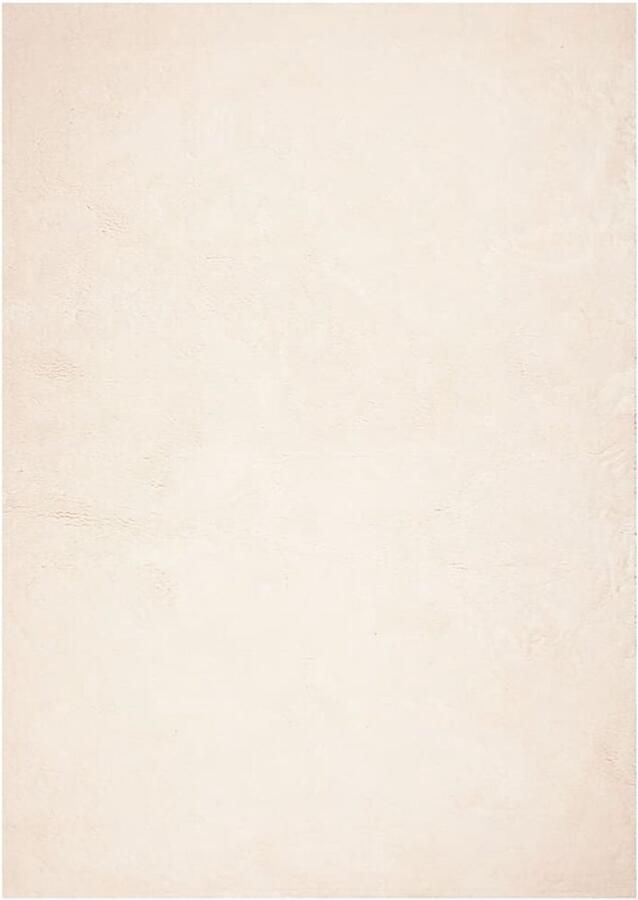 The Living Store Huarte Vloerkleed 200 x 280 cm Beige Polyester 100% met 18 mm Poolhoogte Vloerkleed Beige Vloerkleed Zacht Vloerkleed Polyester Vloerkleed Anti Slip Vloerkleed - Foto 2