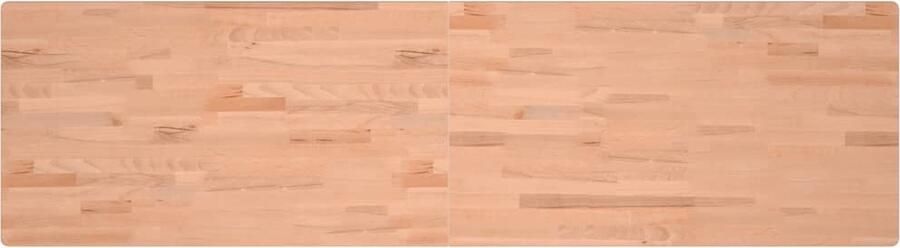 VidaXL Bureaublad 200x55x2 5 cm Massief Beukenhout Houten Werkblad Beukenhout Blad Bureau Blad Laptop Tafel Eetkamertafel Salontafel Multifunctionele Tafel Stapelbare Tafel Opvouwbare Tafel