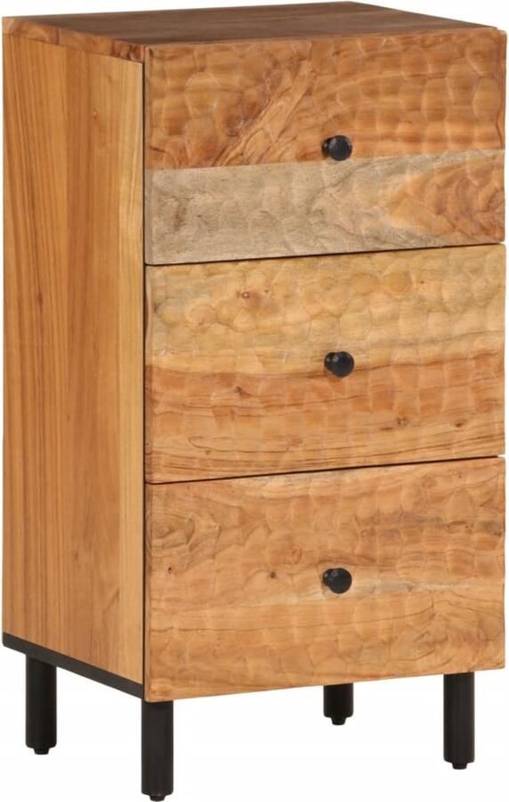 VidaXL -Bijzetkast-40x33x75-cm-massief-acaciahout - Foto 7