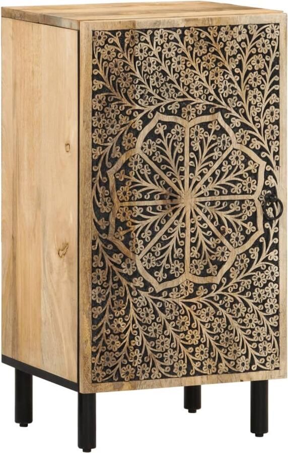 VidaXL -Bijzetkast-40x33x75-cm-massief-mangohout - Foto 2