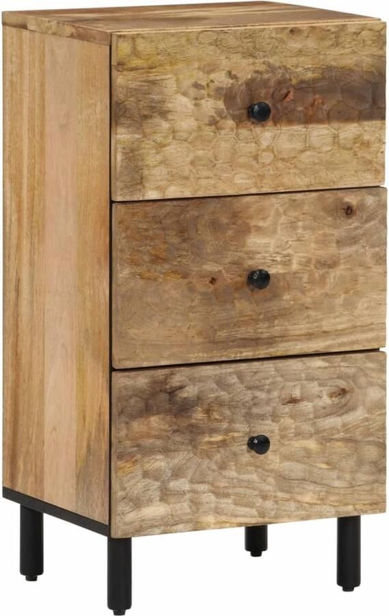 VidaXL -Bijzetkast-40x33x75-cm-massief-mangohout - Foto 2