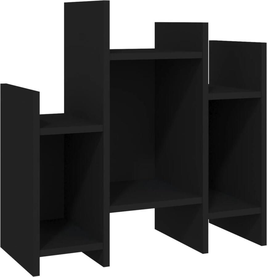 VidaXL Bijzetkast Zwart 60x26x60 cm Bewerkt hout Bijzetkast Zwarte Bijzetkast Houten Bijzetkast Side Table Tv Stand