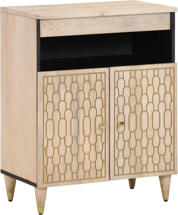 VidaXL -Bijzetkast-60x33x75-cm-massief-mangohout - Foto 5