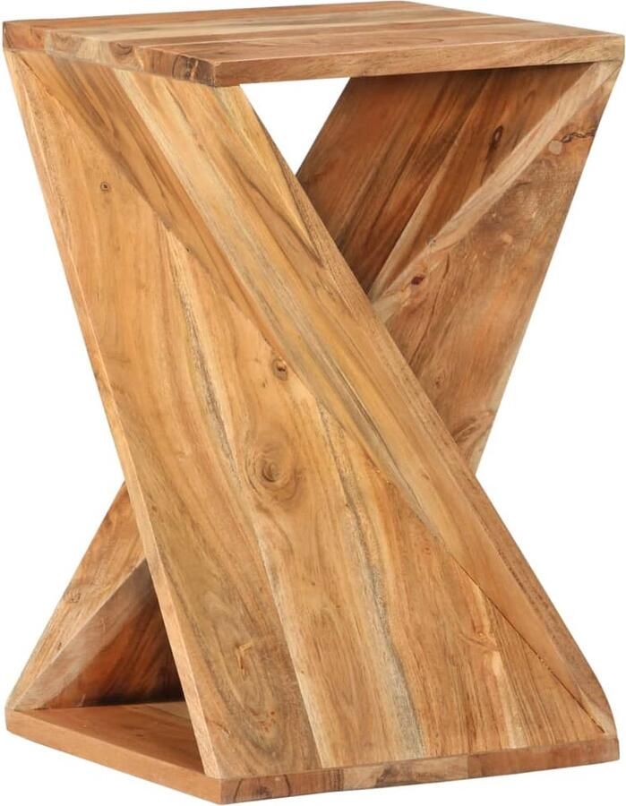 VidaXL -Bijzettafel-35x35x55-cm-massief-acaciahout - Foto 3