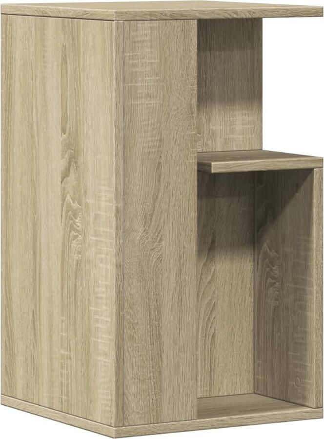 VidaXL -Bijzettafel-35x35x60-cm-bewerkt-hout-sonoma-eikenkleurig