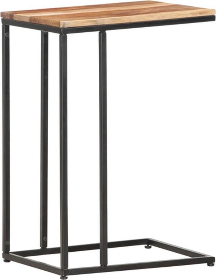 VidaXL Bijzettafel 35x45x65 cm massief sheeshamhout