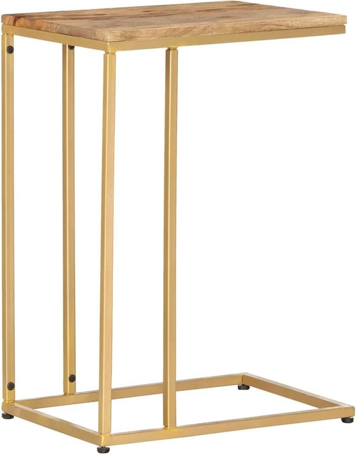 VidaXL -Bijzettafel-35x45x65-cm-massief-mangohout