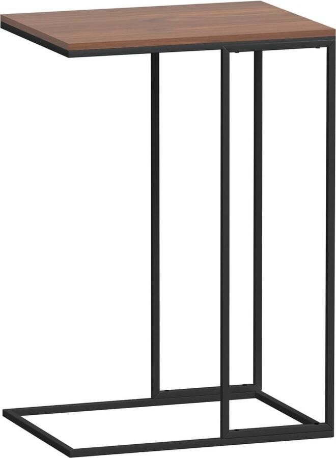 VidaXL -Bijzettafel-40x30x59-cm-bewerkt-hout-zwart - Foto 2