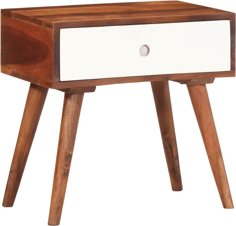 VidaXL Bijzettafel 45x30x45 cm massief acaciahout