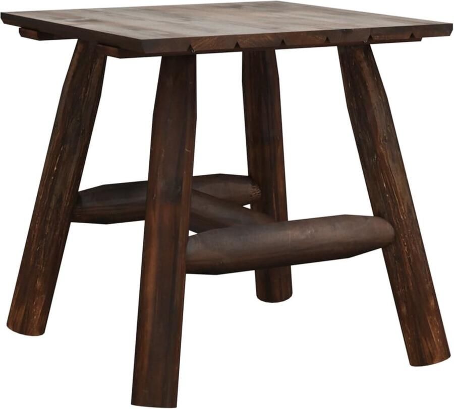 VidaXL Bijzettafel 49x49x50 cm vurenhout Bijzettafel Houten Bijzet Tafeltje Salontafel Bruine Bijzettafel Kleine Bijzettafel