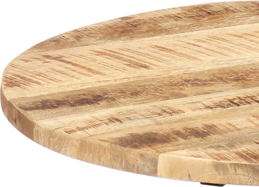 VidaXL -Bijzettafel-60x(46-63)-cm-massief-mangohout-en-gietijzer - Foto 3