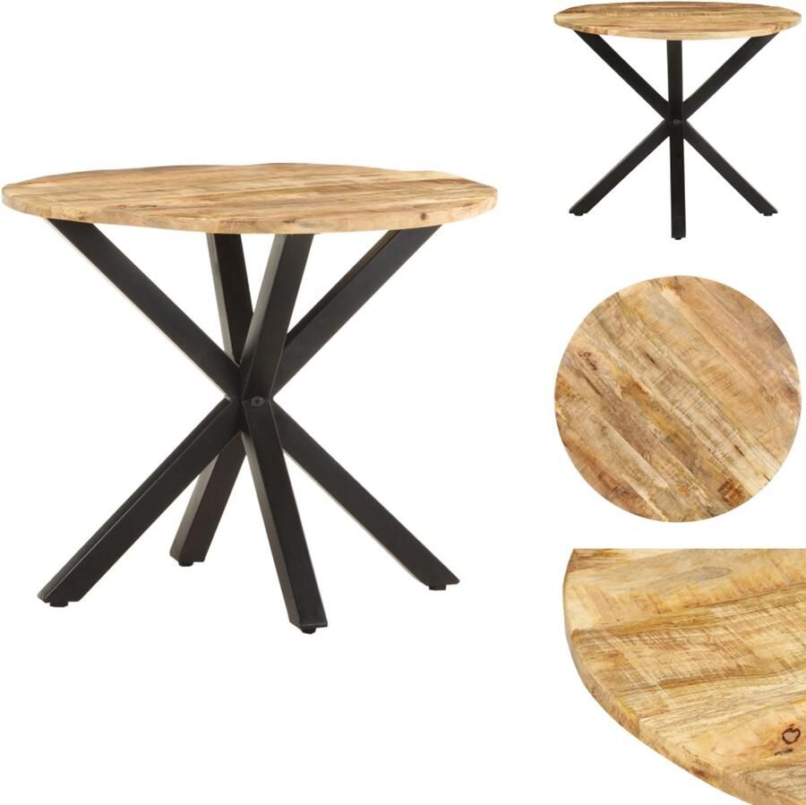 VidaXL -Bijzettafel-68x68x56-cm-massief-mangohout