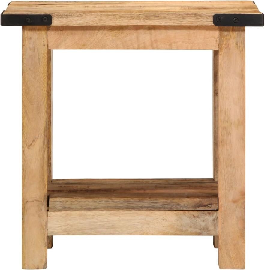 VidaXL Bijzettafel 40x30x40 cm massief ruw mangohout Bijzettafel Bijzettafels Salontafel Tafel