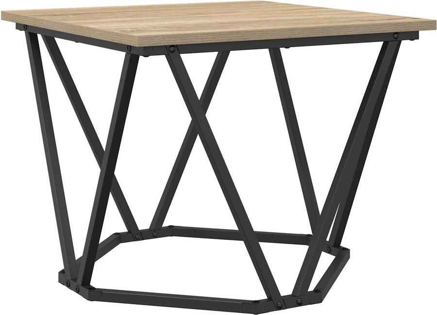 VidaXL Bijzettafels 3 stuks Sonoma Eiken Geengineerd Hout - Foto 2