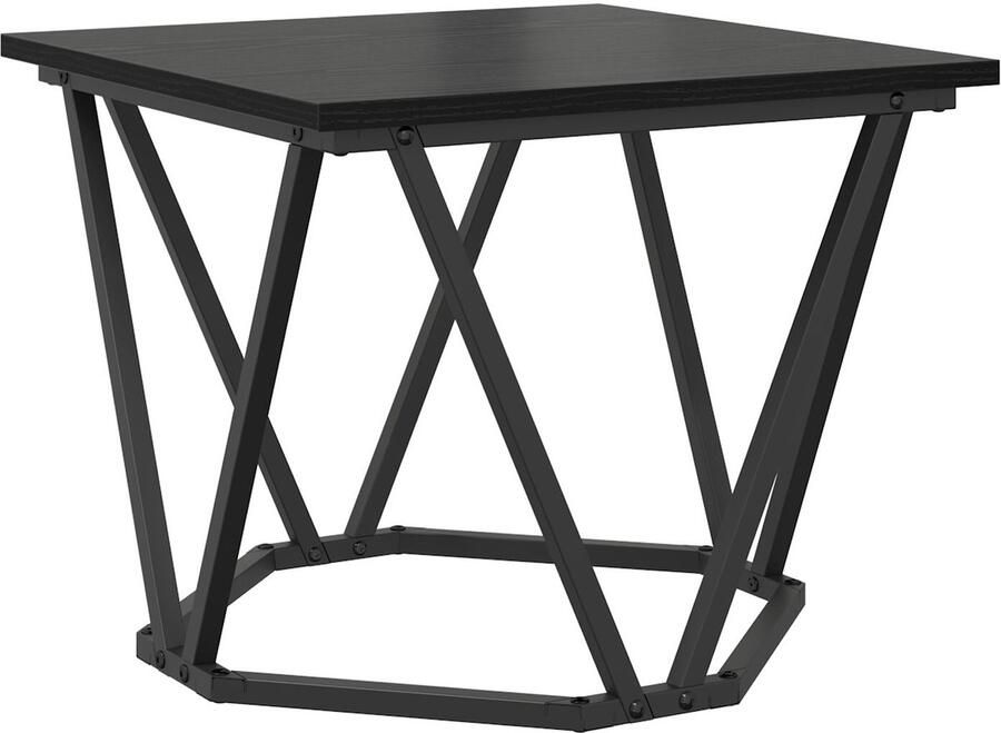 VidaXL Salontafel 3 pcs Zwart eiken 50 x 50 x 40 cm - Foto 2