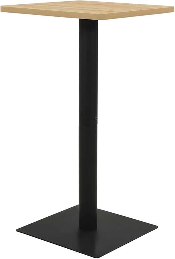 VidaXL -Bistrotafel-50x50x107-cm-eikenkleurig