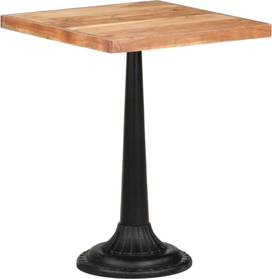 VidaXL Bistrotafel 60x60x76 cm massief acaciahout