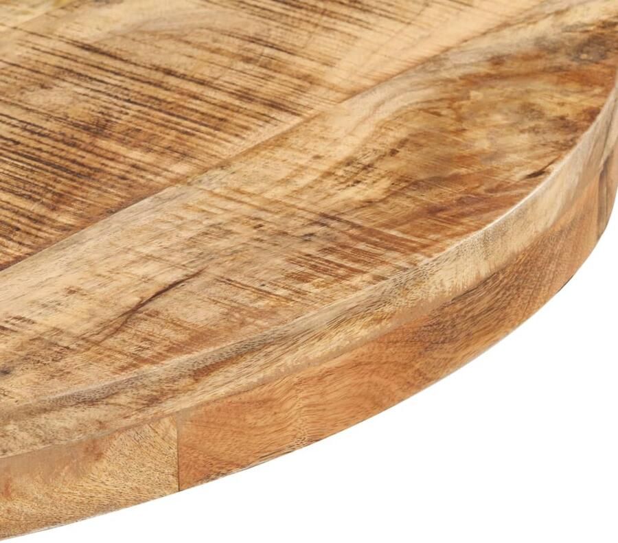 VidaXL Bistrotafel Ruw Mangohout Ø50x75 cm Bistrotafel Mangohouten Tafel Buitentafel Eetkamerstoel Tuintafels Terrasmeubilair Vintage Meubelen