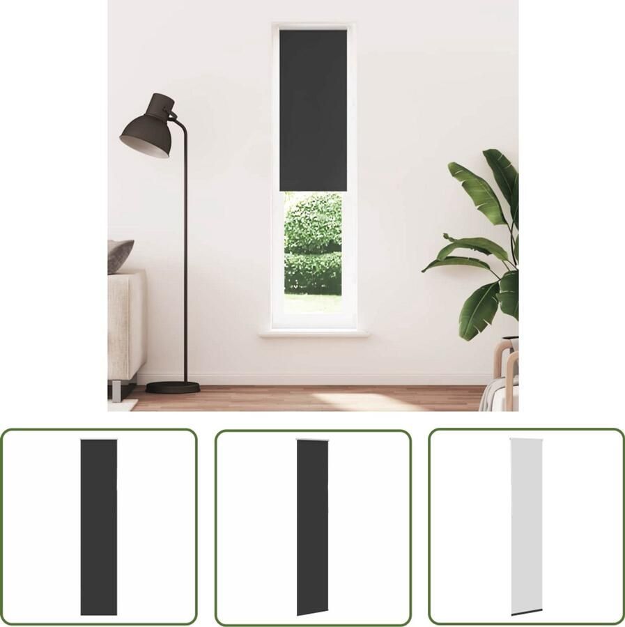 The Living Store Rolgordijn verduisterend 55x210cm stofbreedte 50 7 cm polyester Rolgordijn Blackout Gordijnen Verduisterend Gordijn Kamerscherm Woonkamer Decoratie