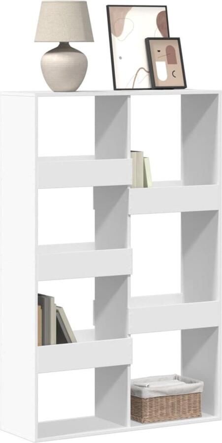 VidaXL Boekenkast 100x33x155 5 cm bewerkt hout wit