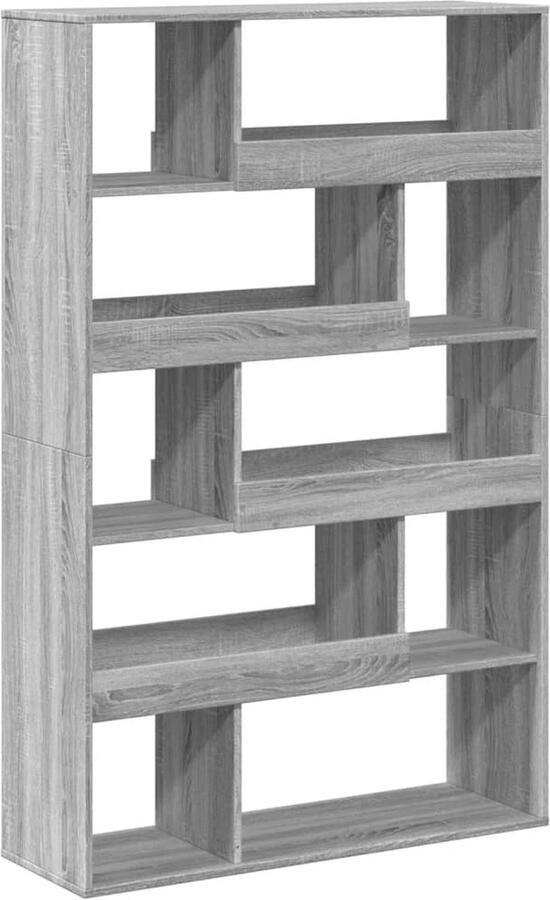 VidaXL kamerscherm 100x33x156 5 cm bewerkt hout grijs sonoma eiken