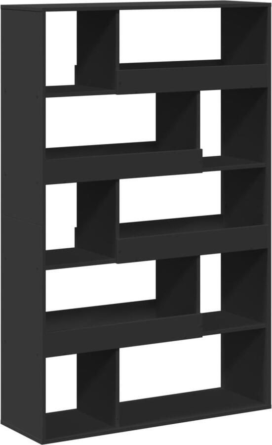 VidaXL Kamerscherm 100x33x156 5 cm bewerkt hout zwart