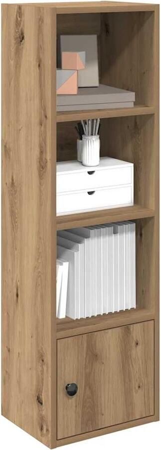 VidaXL Boekenkast 31x24x102 cm Artisanaal Eiken Boekenkast Boekenkasten Boekenplank Opbergkast