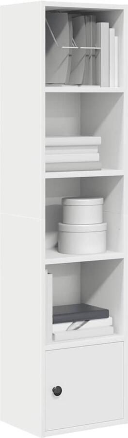 VidaXL Boekenkast 31x24x127 cm bewerkt hout wit