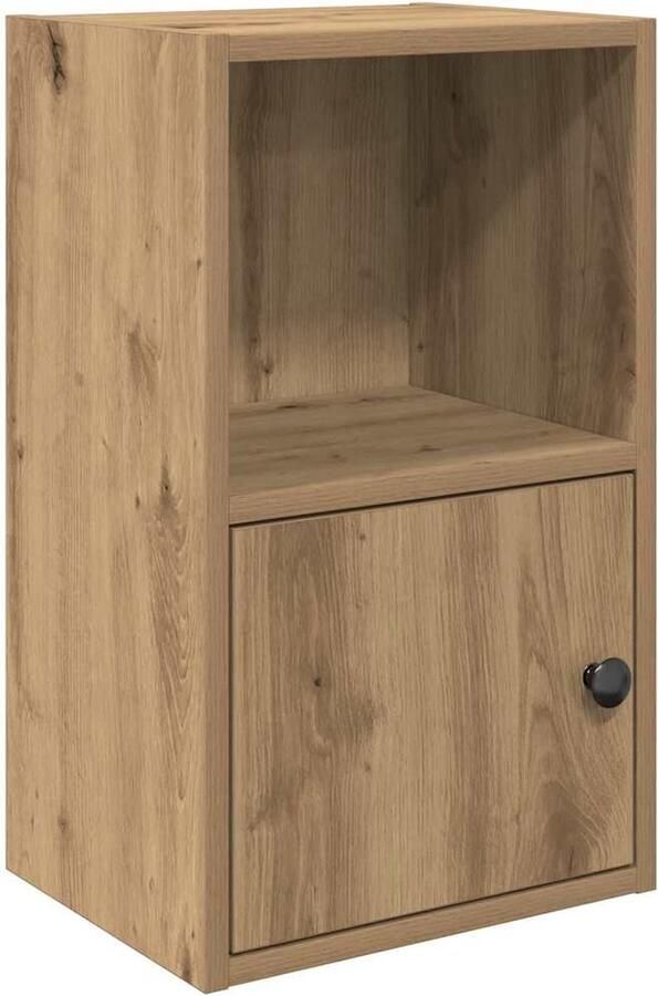 VidaXL Boekenkast 31x24x52 cm Artisanaal Eiken Boekenkast Boekenkasten Boekenplank Opbergkast