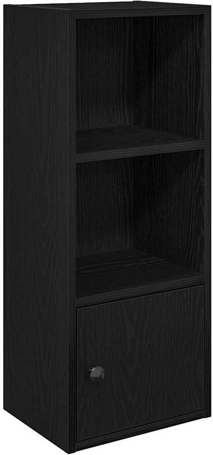 VidaXL Boekenkast 31x24x77 cm bewerkt hout zwart eikenkleurig