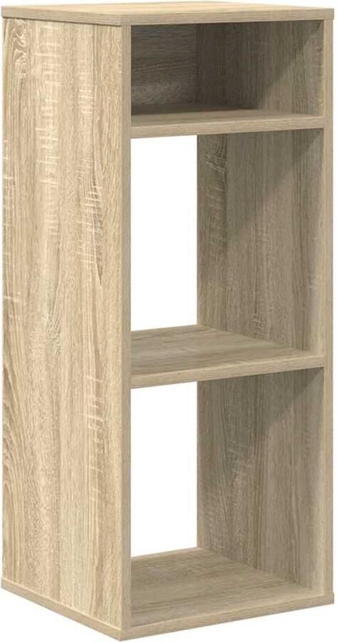 VidaXL Boekenkast 34x31x80 cm bewerkt hout sonoma eikenkleurig