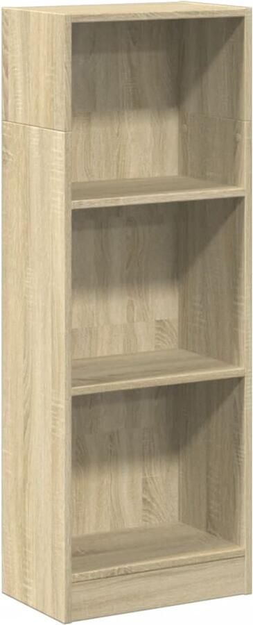 VidaXL Boekenkast 40x24x109 cm bewerkt hout sonoma eikenkleurig